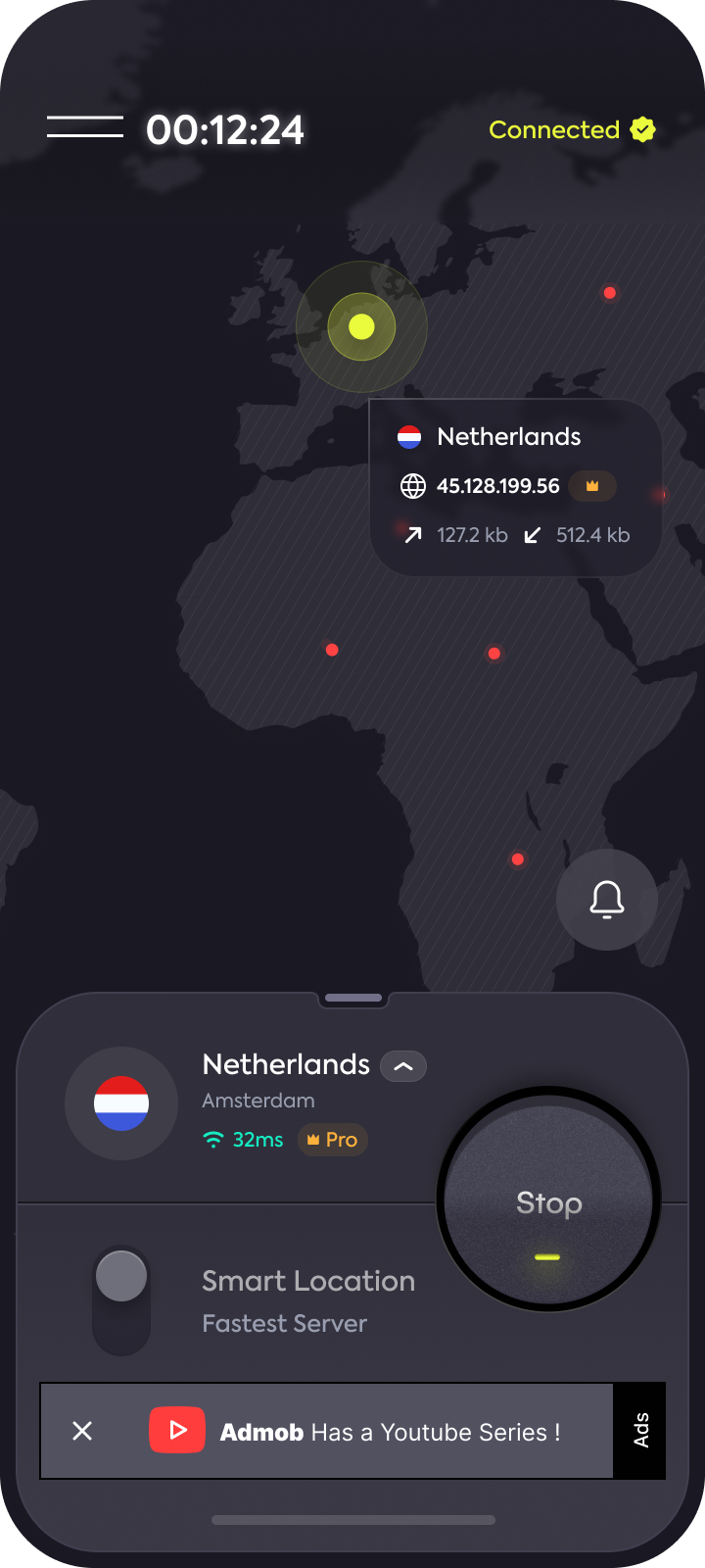 TeraVPN Connected